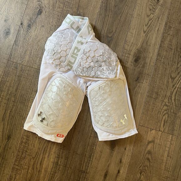 Under Armor Youth Padded Girdle Shorts Medium Heat Gear - Picture 1 of 6